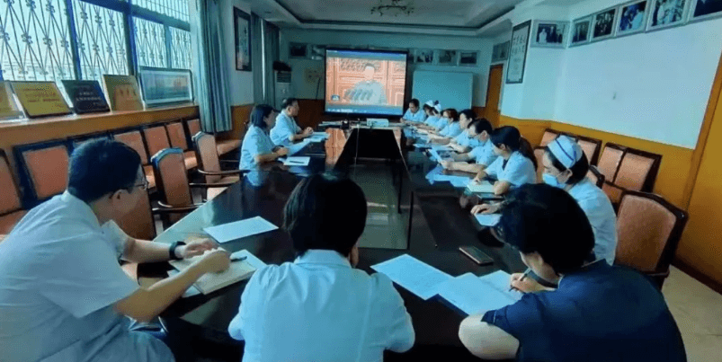 咸阳肿瘤医院组织学习习近平总书记在庆祝中国共产党成立100周年大会上的重要讲话